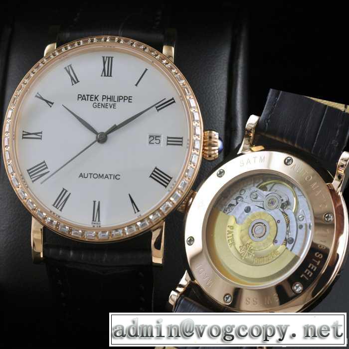 自動巻き スイスムーブメント  男性用腕時計 patek philippe philippe パテックフィリップ  メンズ腕時計